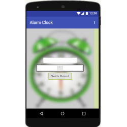 Alarm clock using MIT App Inventor